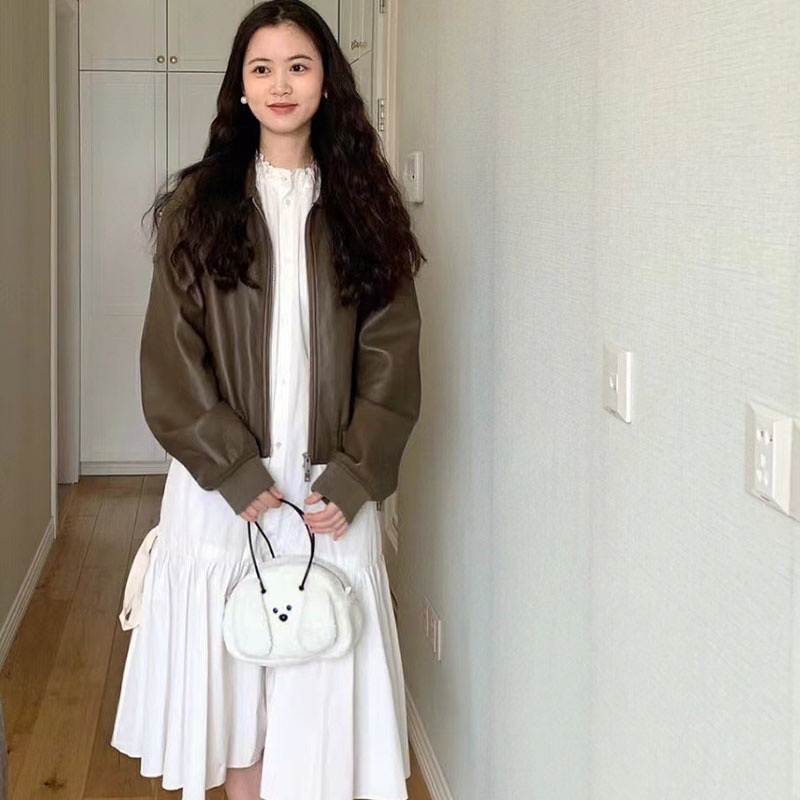 Túi Xách Lông Nhung Hình Chú Chó Con Dễ Thương Xinh Xắn Cho Nữ