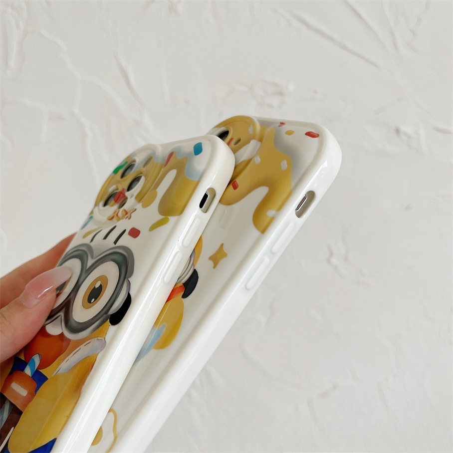 Ốp Điện Thoại Hình Chú Gà Con Màu Vàng Cho Iphone6 6splus 7 7plus 8 8plus XR x xs 12 11 pro max plus 13 promax-5011