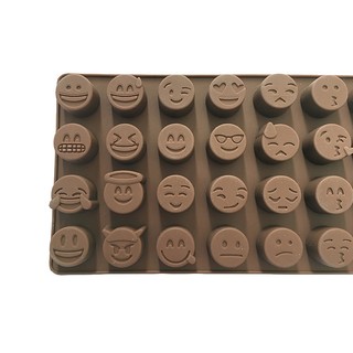 Khuôn Silicon 28 Mặt Cười