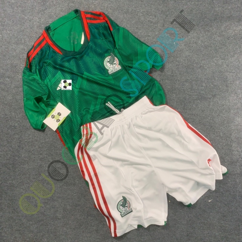 Đội tuyển MEXICO WC 22/23-Bộ áo bóng đá bản Fan vải Thái cao cấp