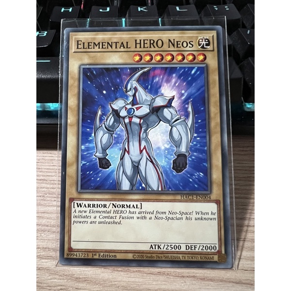 Thẻ bài Yugioh Elemental Hero Neos - HAC1-EN004