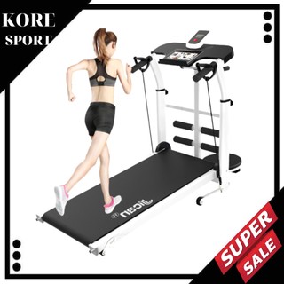 Máy chạy bộ tại nhà loại máy tập chạy cơ đa năng mẫu mới 5 in 1 tặng kèm đĩa xoay eo mông 360 cao cấp