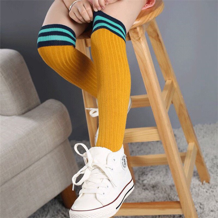 Tất trẻ em cổ cao đến đầu gối cho bé gái phong cách Hàn Quốc LAVENUSA T22