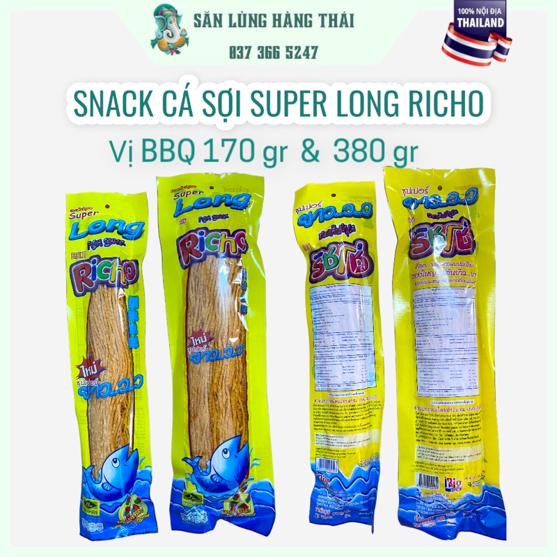 Snack Cá Sợi Super Long Richo Thái Lan