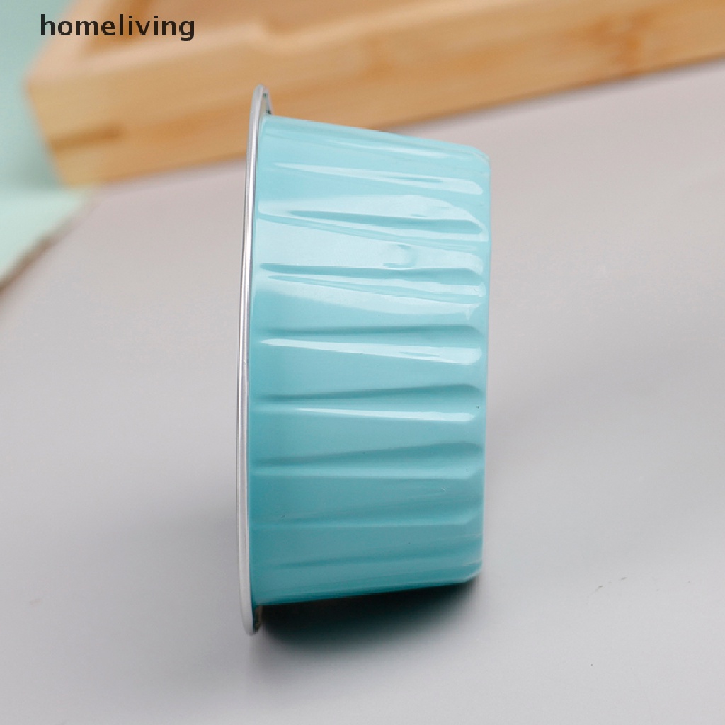 Set 10 Cốc Lá Nhôm 100ML Hình Tròn Có Nắp Đậy Đựng Bánh Tráng Miệng