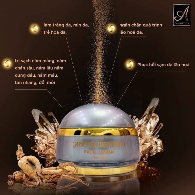 KEM FACE NÁM NHÂN SÂM CHỮ A