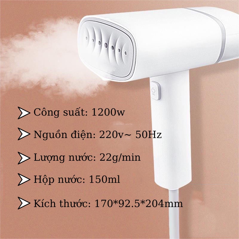 Máy ủi hơi nước cầm tay Xiaomi Mijia Zanjia ZJ GT-306W/Bàn Ủi Hơi Nước Cầm Tay