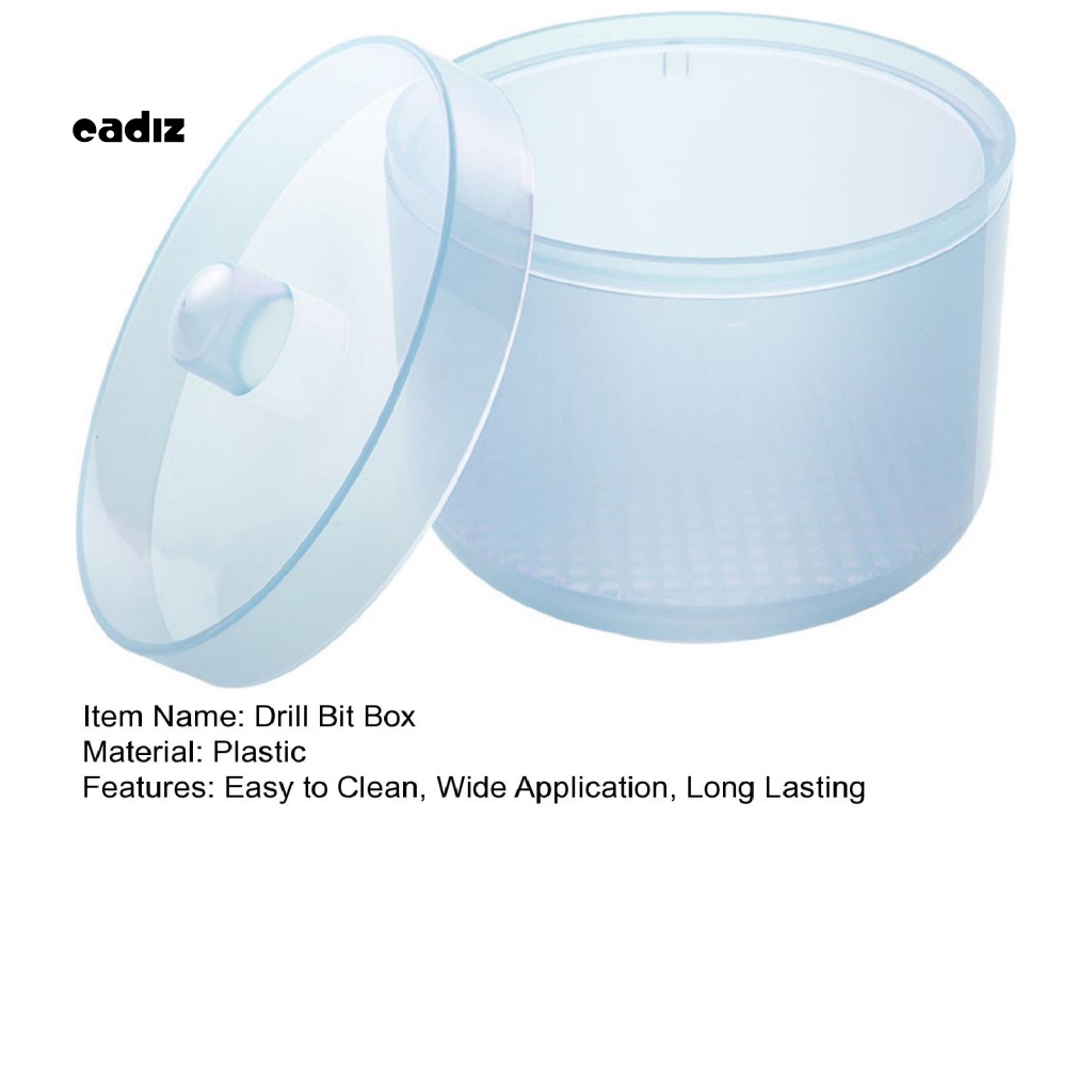 Hộp Dụng Cụ Vệ Sinh Mũi Khoan Móng Tay Tiện Dụng