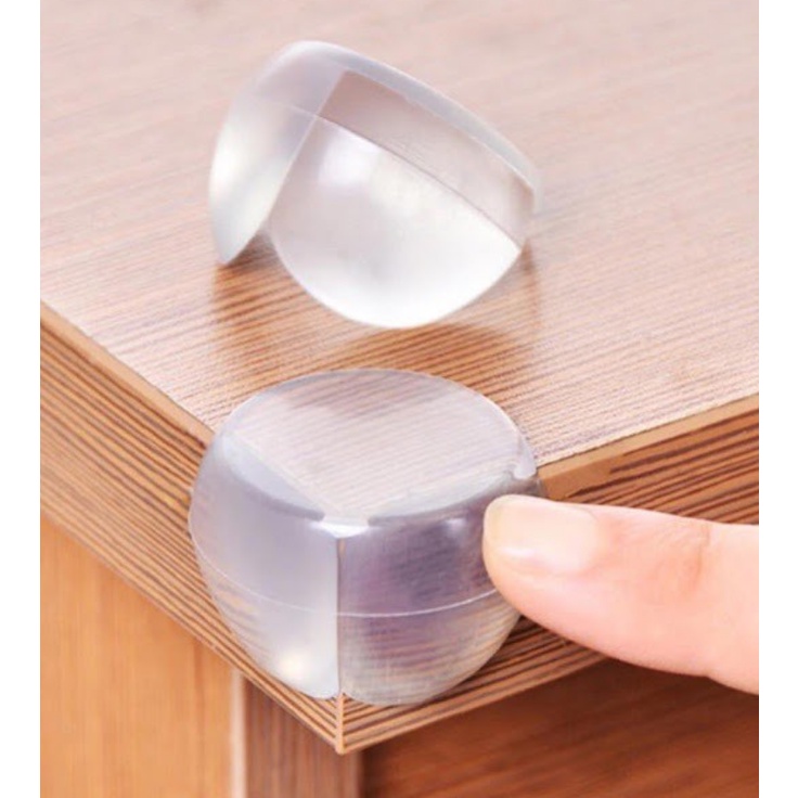 Set 4 Miếng bịt góc bàn bọc cạnh bàn silicon tránh va đập an toàn cho gia đình và bé  G82-Bocgocban-Silicon