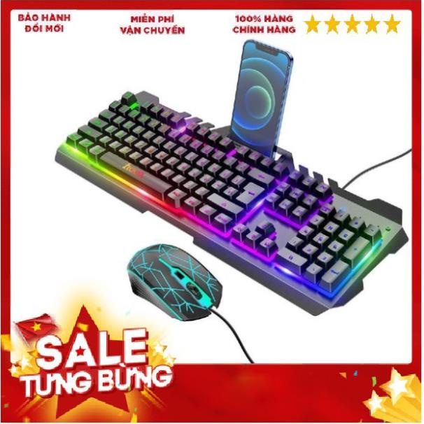 Bộ bàn phím kèm chuột cao cấp Gaming Hoco Di16 LED RGB bảo hành chính hãng