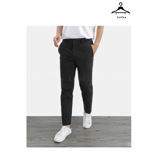Quần kaki dài nam, chất vải dày dặn-form slimfit tôn dáng