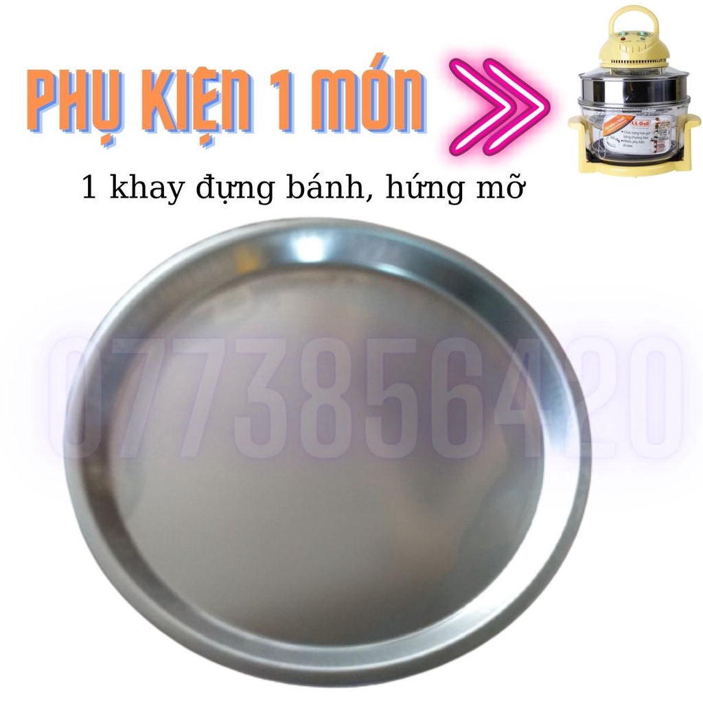 Lò nướng thủy tinh, linh kiện vành kính đầu lò, dùng cho các loại nồi chiên từ 12 đến 17 lít trên thị trường
