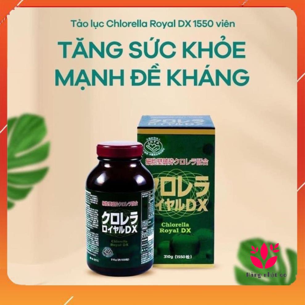 Tảo lục hoàng gia Chlorella Royal DX Nhật Bản 1550 viên Nhật Bản