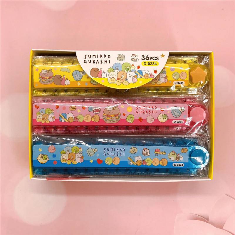 1 Thước Thẳng Gấp Được 30cm Bằng acrylic Trong Suốt Hoạt Hình Sanrio Mymelody Kuromi Cinnamoroll Purin