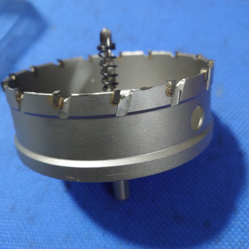 Mũi khoét sắt, mũi khoét inox phi 100mm, mũi khoan hợp kim có độ cứng cực cao