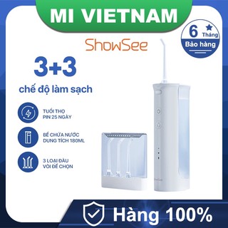 Máy tăm nước Xiaomi Showsee G2-W 180ml sạch và chăm sóc răng miệng của bạn