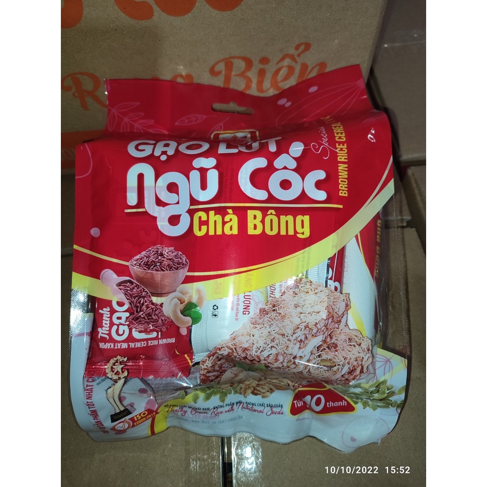 Thanh Cơm Gạo Lứt Ngũ Cốc Chà Bông , Ngũ Cốc Rong Biển , Thơm Ngon Bổ Dưỡng , Hỗ Trợ Giảm Cân