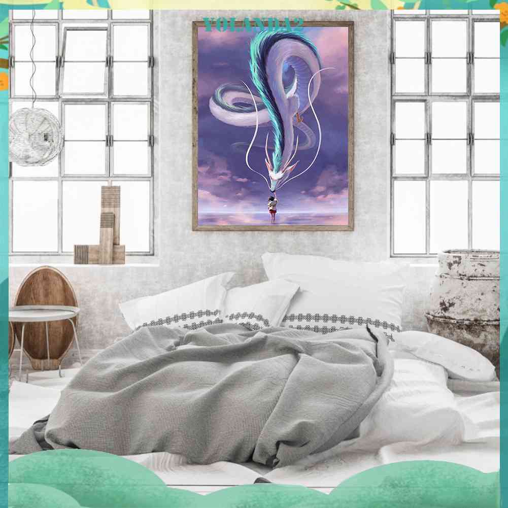 Toàn Bộ Bộ Tranh Thêu Chữ Thập 11CT DIY Hình Phim Spirited Away