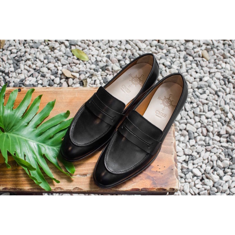 Giày Lười Nam Kiểu Dáng Loafer Cao Cấp Chất Liệu Da Bê Nhập Khẩu