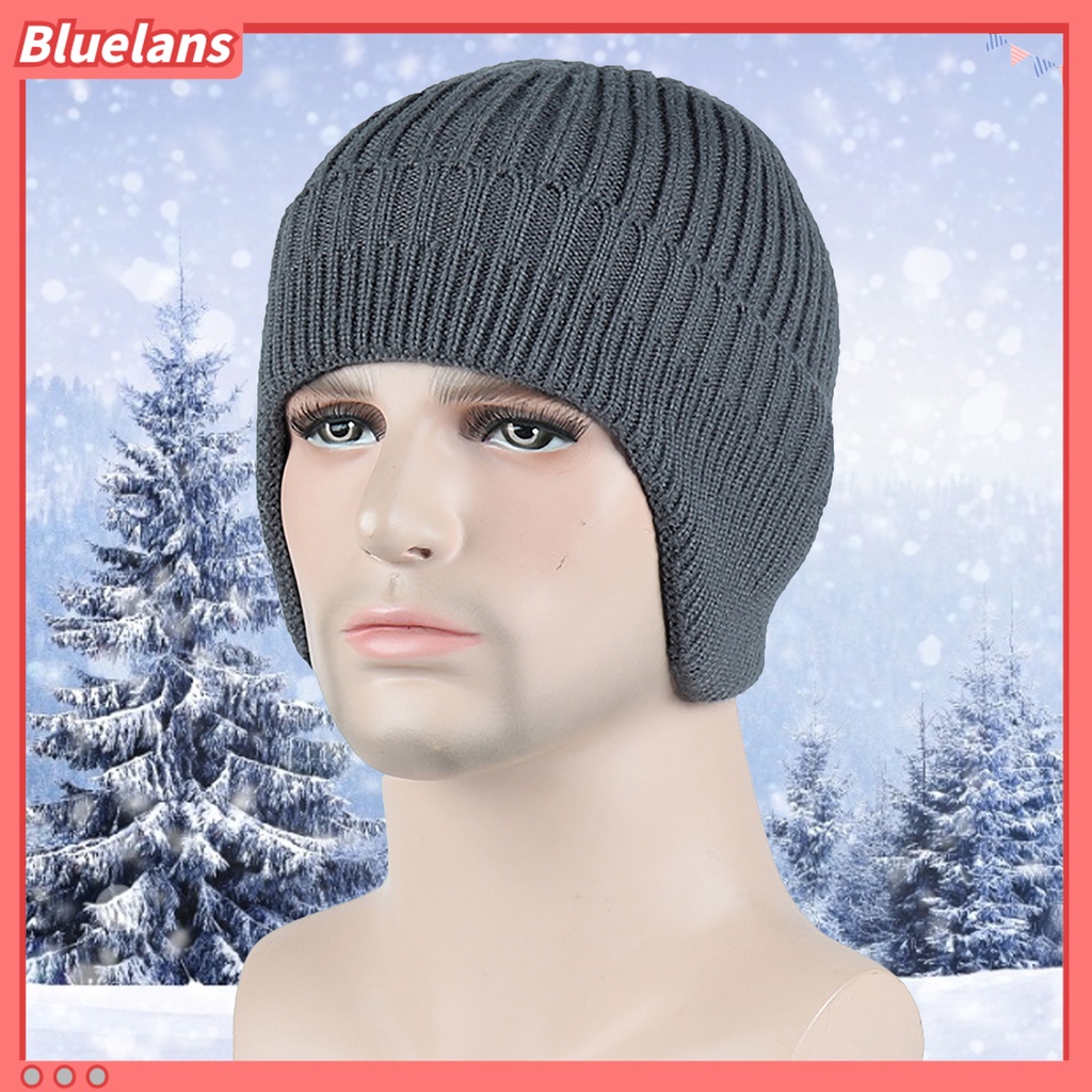 Mũ Len Che Tai Màu Sắc Thời Trang