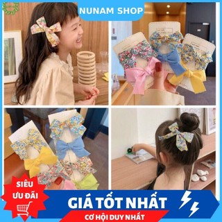 Set 2 - kẹp nơ xinh xắn tiểu thư cho bé - nunam shop