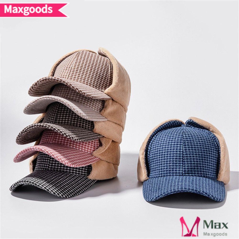 Mũ Lưỡi Trai Có Miếng Che Tai Phủ Lông Giữ Ấm Mùa Đông Dành Cho Nam