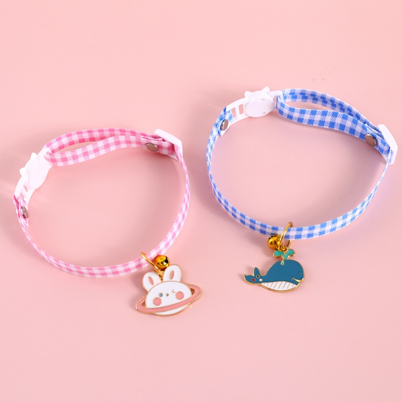 Vòng Cổ Gắn Chuông Hình Khủng Long / Cá Voi Hoạt Hình Dễ Thương Siêu Bền Cho Thú