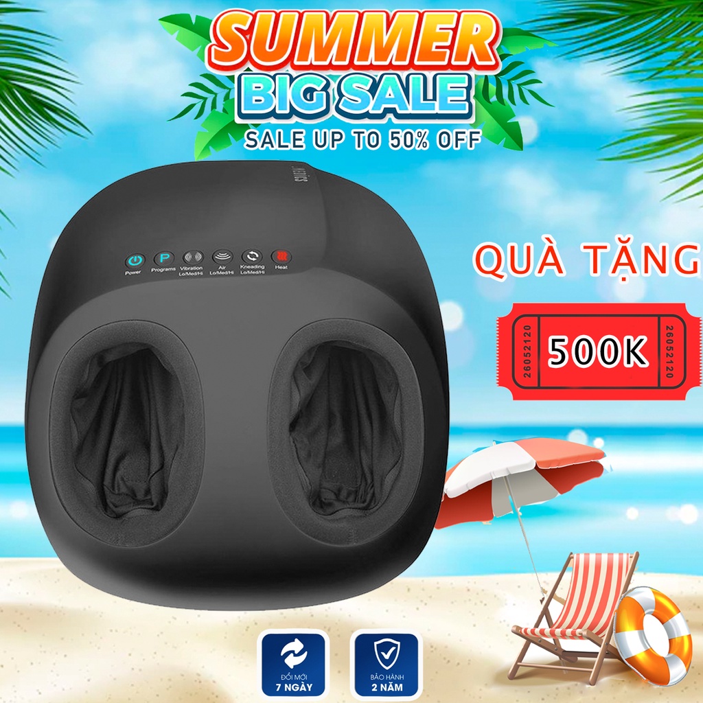 Máy massage chân khí nén cao cấp 3in1 kèm nhiệt Homedics FMS-360 HÀNG NHẬP KHẨU CHÍNH HÃNG BẢO HÀNH [ 2 NĂM ]