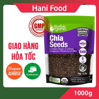Hạt Chia Úc 1Kg Loại 1 [ Ăn Kiêng Giảm Cân ] Hạt Chia Tím Hữu Cơ Chuẩn Organic Chất Lượng Sạch - Đều - Đẹp ♥️ Hani Food