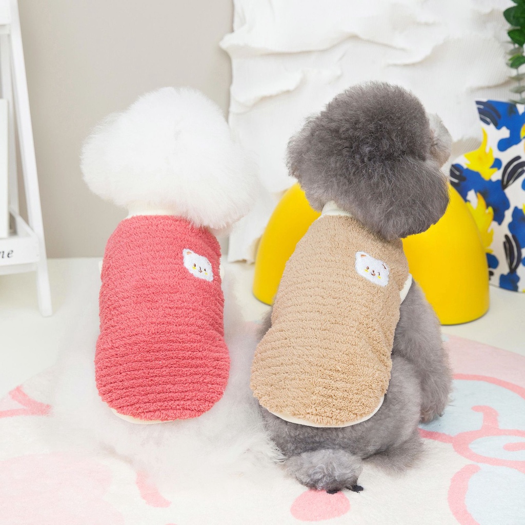 Áo sweater HiPiDog chất liệu waffle dễ thương thời trang thu đông cho thú cưng