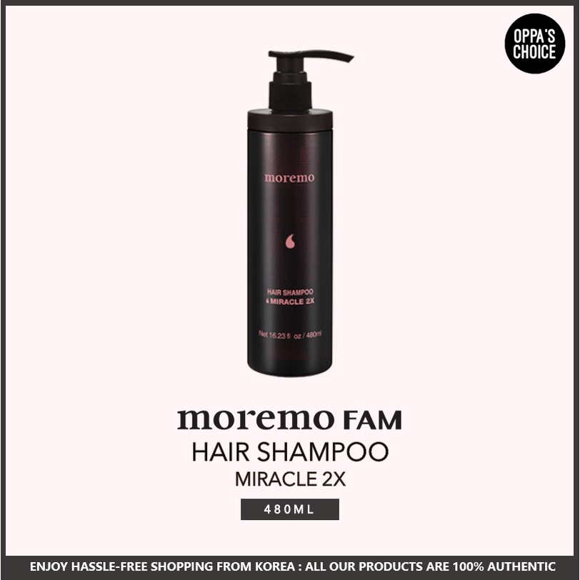 [New Arrival] Moremo Miracle Shampoo 2X 480ml