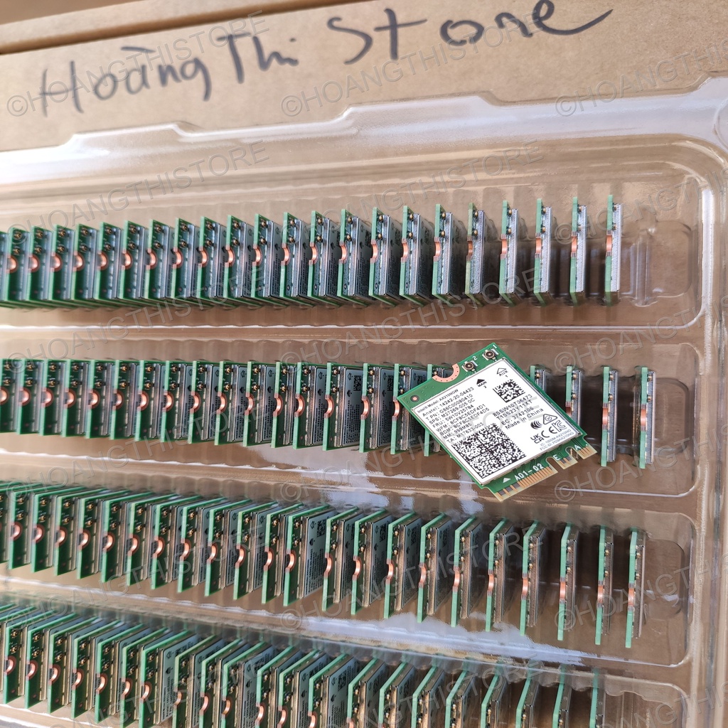 Card Wifi 6E Intel AX210 6GHz 3 băng tần Bluetooth 5.3 Gaming - Wifi6 AX210NGW 2GHz 5GHz 6GHz laptop pc itx M2 ngff PCIe