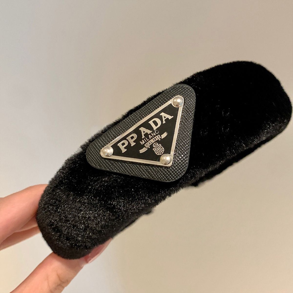 Băng Đô Cài Tóc Lông Nhung Thời Trang Thu Đông 2022 Dành Cho Nữ