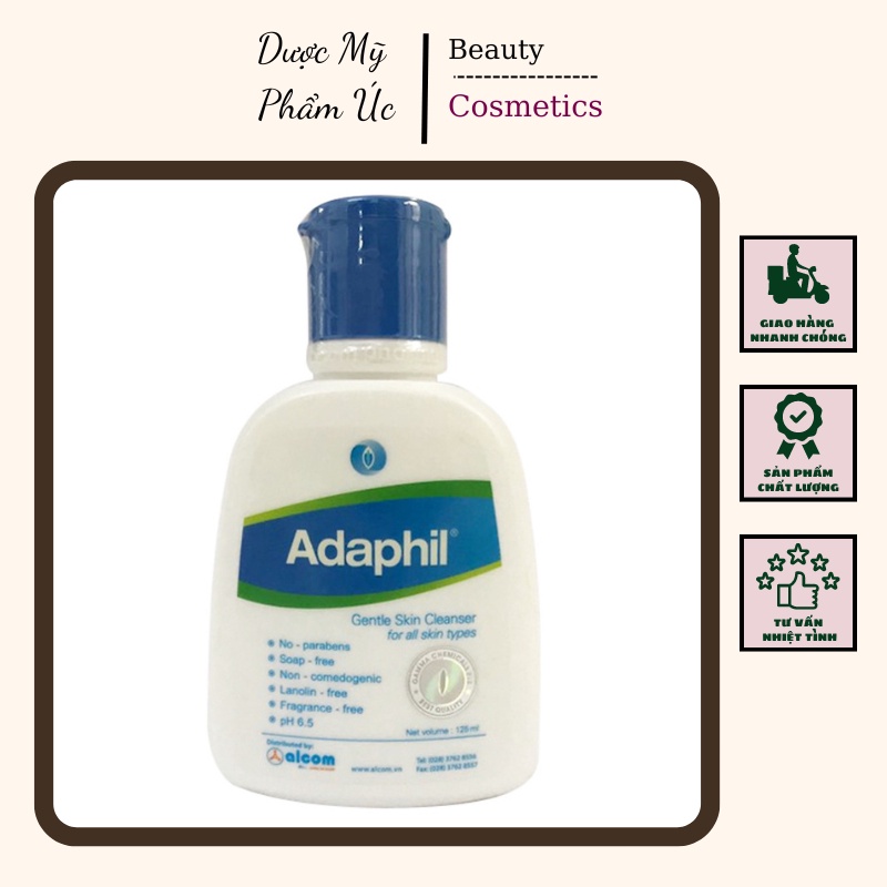 Sữa Rửa Mặt Adaphil 125ml Dịu Nhẹ Cho Da