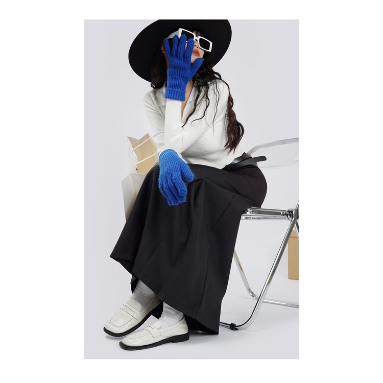 Chân Váy Chữ a Lưng Cao Phong Cách Hàn Quốc Thời Trang Mùa Thu Cho Nữ