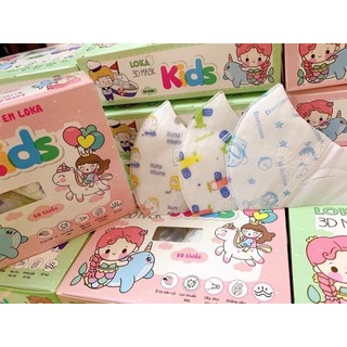 Khẩu trang 3d bé hộp 50c