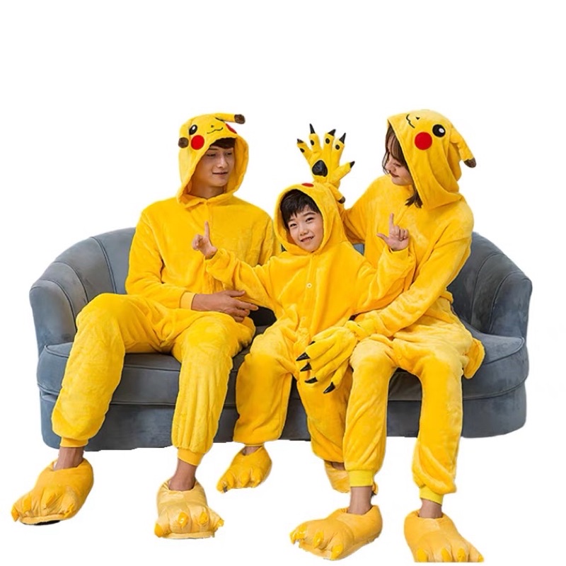 bộ đồ thú hình picachu siêu đáng yêu