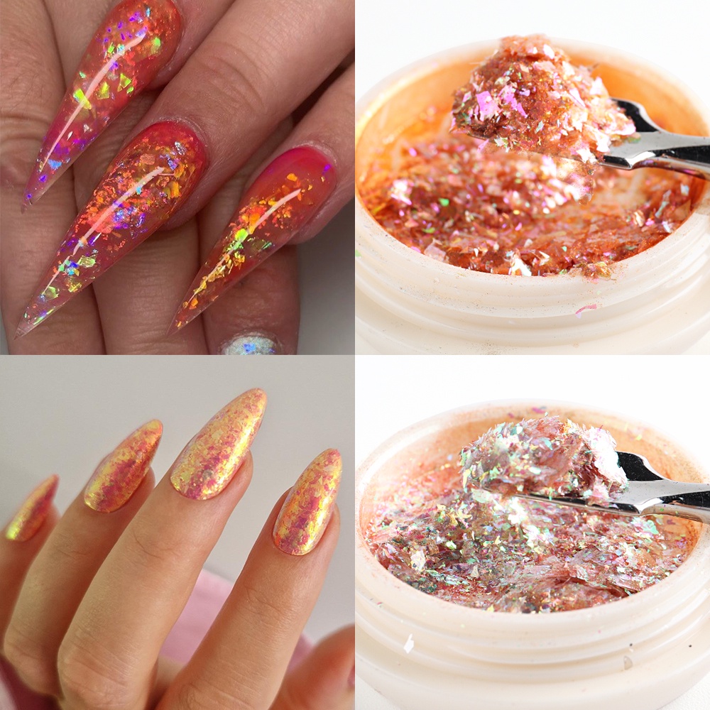 1 Hộp Kim Tuyến Lấp Lánh Trang Trí Móng Tay Nghệ Thuật