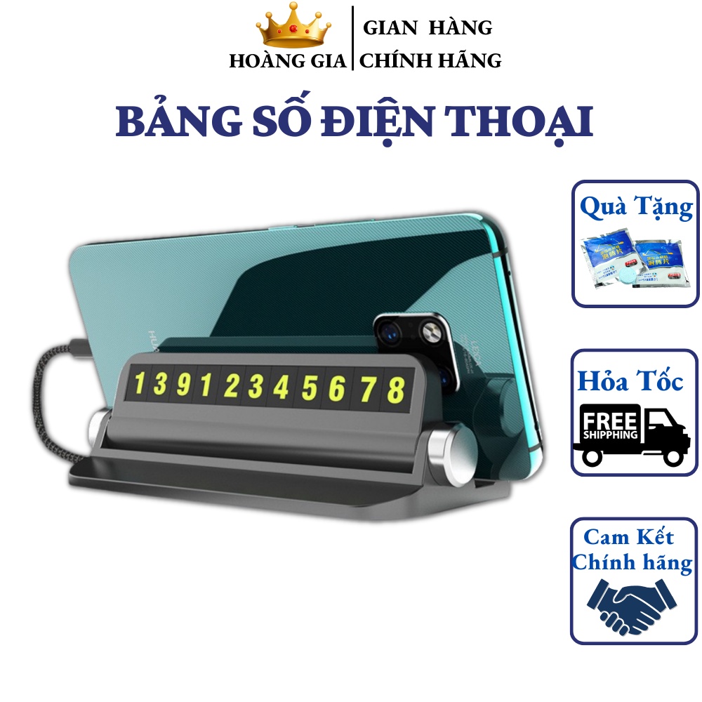Bảng Số Điện Thoại Ô Tô - Bảng Số Điện Thoại Trên Ô Tô - Đặt Trên Taplo Xe Hơi Hỗ Trợ Dừng Đỗ Thiết Kế Nhỏ Gọn, Bền Đẹp