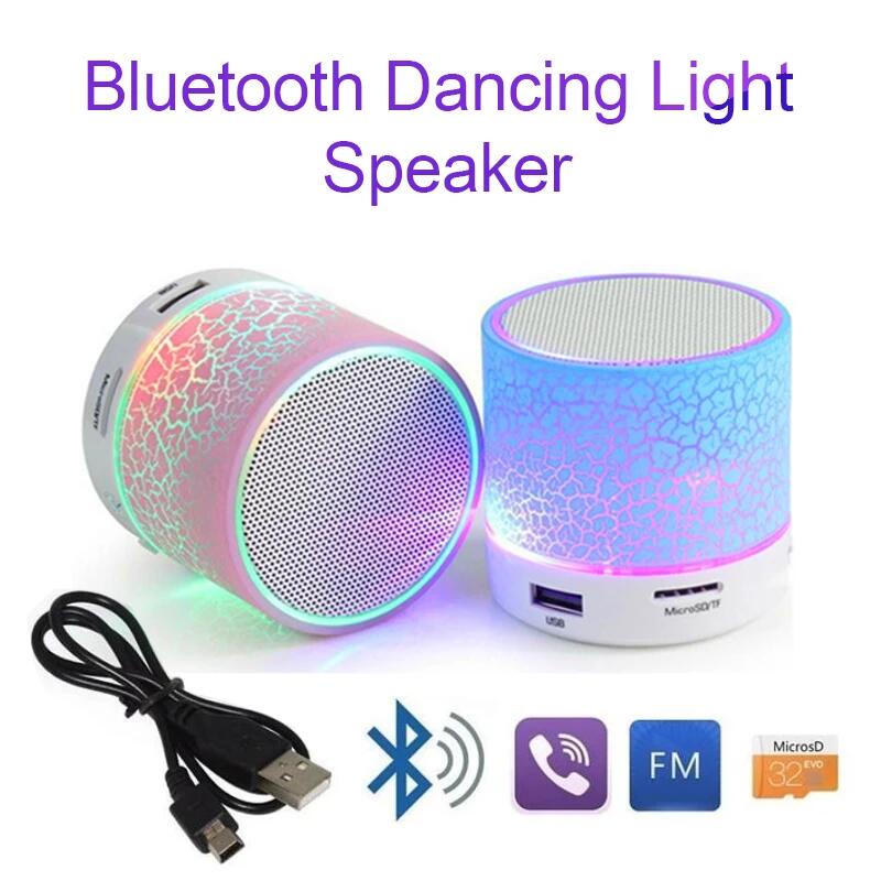 Loa Bluetooth Không Dây A9 Mini Chống Nước Có Đèn LED Cho Điện Thoại