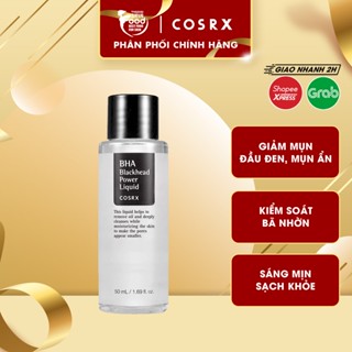 Tẩy Da Chết Hóa Học Hỗ Trợ Giảm Mụn Đầu Đen, Mụn Ẩn, Lỗ Chân Lông To COSRX BHA Blackhead Power Liquid