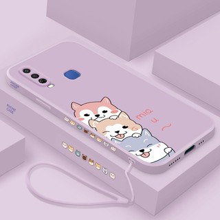 Ốp Điện Thoại Silicon Hình Hoạt Hình Có Dây Đeo Cho Tecno Camon 19 19pro 19neo pova3 pova-neo