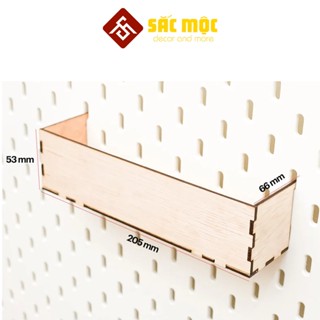 Phụ Kiện Bảng Pegboard Style IKEA #15 - Kệ Treo Cho Bảng Lỗ Pegboard