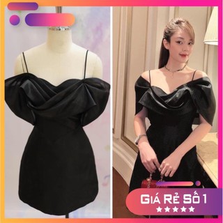 Đầm xoè mini dáng A bẹt voan mỹ trơn đơn giản TRIPBLE T DRESS - size S/M/L -MS223Y