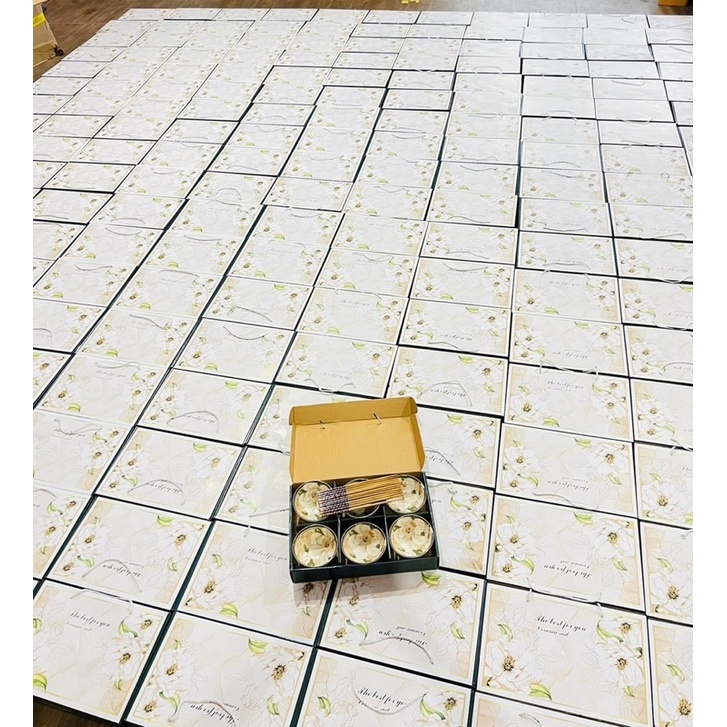 Set 6 Chén Hình Bông Hoa Sang Trọng Thích Hợp Đễ Tặng Quà