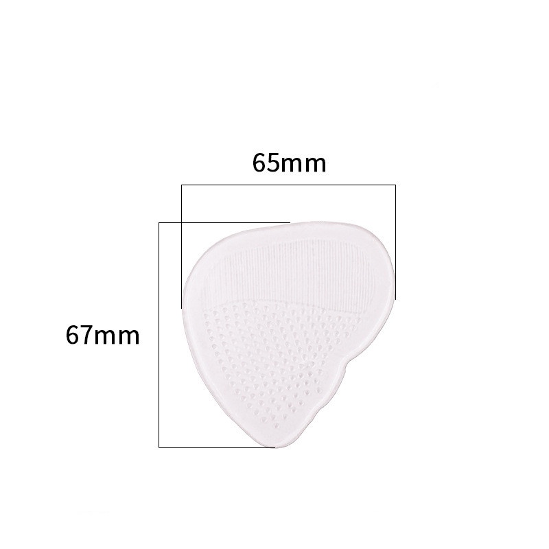 Miếng Lót Giày Cao Gót Bằng Silicone Trong Suốt Chống Trượt Giảm Đau Co Giãn Dành Cho Nữ