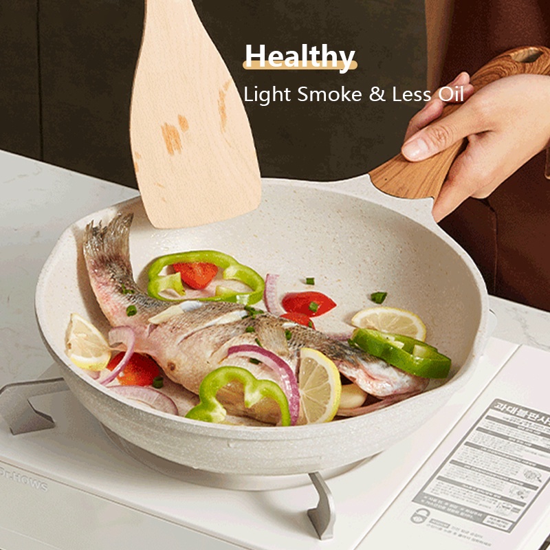 Chảo Chống Dính Kích Thước 20 / 24 / 28cm Chất Lượng Cao