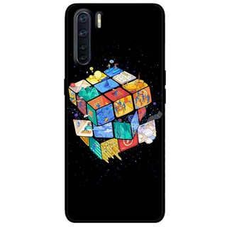Ốp lưng Oppo Reno 3 / A91 - Reno 3 Pro - Reno 4 - Reno 4 Pro - Reno 5 - Reno 5 Pro mẫu Rubik Vũ Trụ