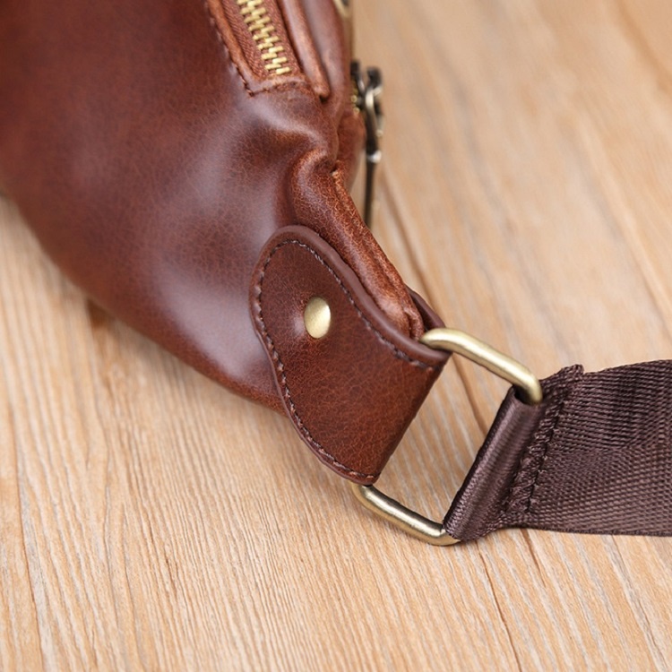 Túi Nam Đeo Chéo Bao Tử Da Bò BT03 Thời Trang Nam Tính