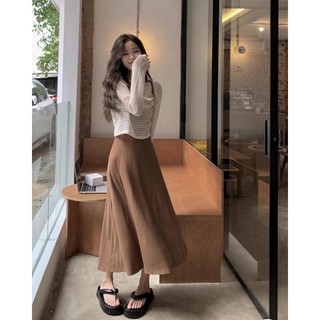 Set đầm thun kèm áo lưới (ảnh thật/ có sẵn)